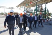 بازدید استاندار از تاسیسات و مخازن نفتی نظامیه اهواز
