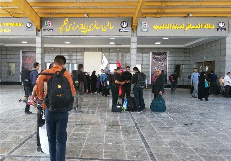 تردد بیش از ۲۰۷ هزار نفر از پایانههای مرزی شلمچه و چذابه