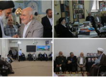 دیدار‌های عیدانه استاندار خوزستان با علما و روحانیون استان