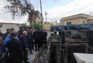 بازدید استاندار خوزستان از مناطق دچار آبگرفتگی و ایستگاه‌های پمپاژ اهواز