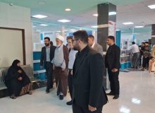 بازدید آیت الله کعبی از بیمارستان سینا شهرستان کارون