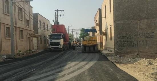 پیشرفت ۹۰ درصدی عملیات زیرسازی و آسفالت معابر کوی مهدیس اهواز