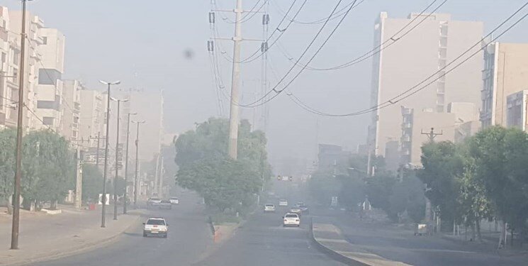 آلودگی هوا در ۱۳ شهر خوزستان، ۵ شهر در وضعیت قرمز