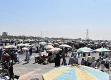 ساماندهی دستفروشان منطقه زرگان و بهبود ورودی اهواز