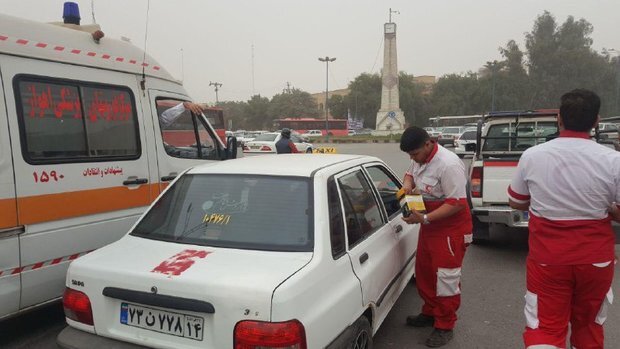 توزیع ۱۵۰ هزار ماسک رایگان توسط هلال احمر خوزستان