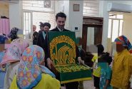 حضور خادمان حرم مطهر رضوی در مراکز نگهداری از کودکان بی‌سرپرست و بدسرپرست اهواز