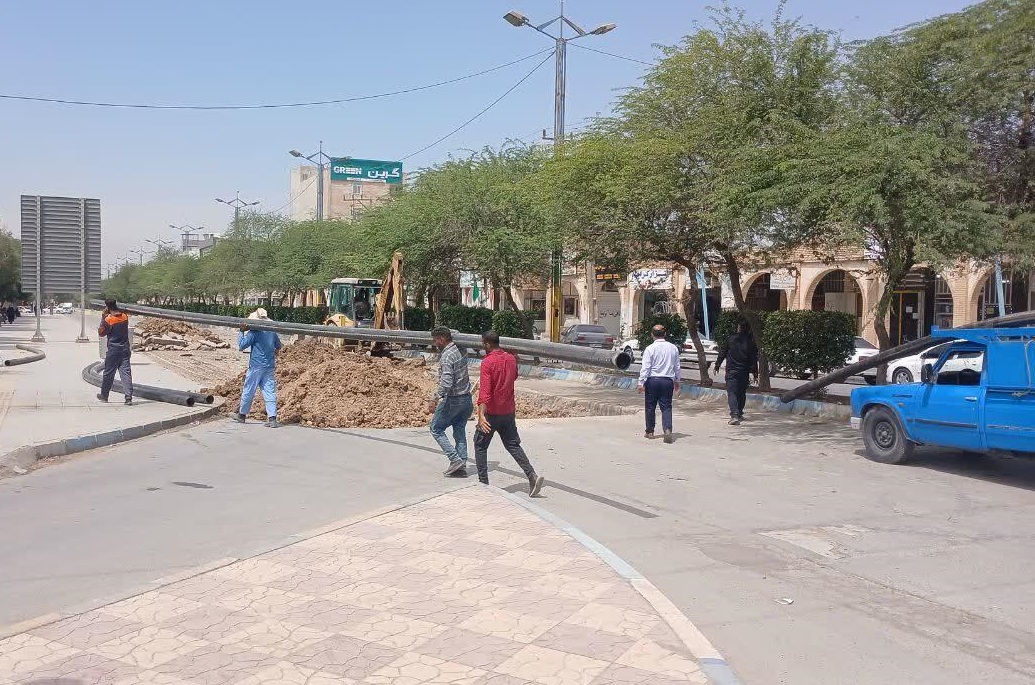 آغاز عملیات اجرایی توسعه شبکه آب آشامیدنی در بندر امام خمینی