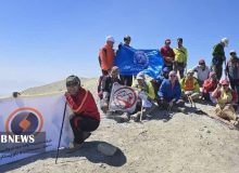 صعود تیم کوهنوردی استان خوزستان به قله تفتان