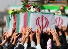 عصر امروز، تشییع پیکر مطهر شهید موسی اکبری در رامهرمز