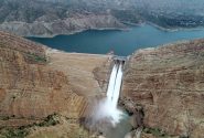 رهاسازی آب از سدمارون در مدت شش روز