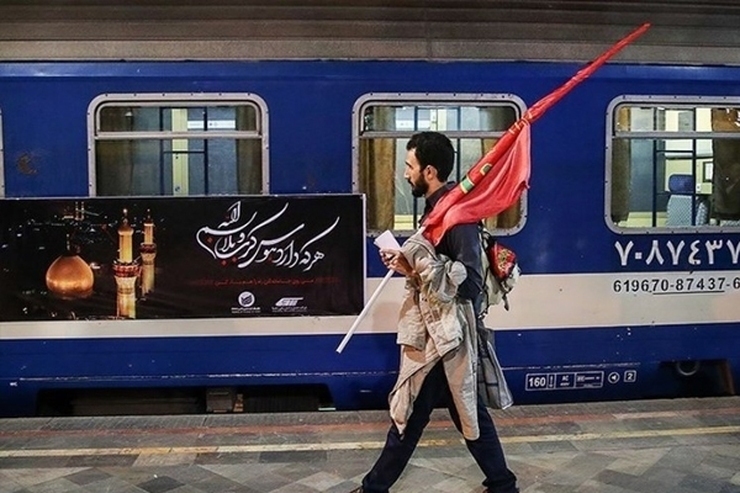 جابهجایی رایگان زائران اربعین با ریلباس در مسیر خرمشهر-شلمچه