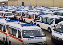 اختصاص ۲۲ دستگاه آمبولانس جدید به ناوگان اورژانس دانشگاه علوم پزشکی اهواز