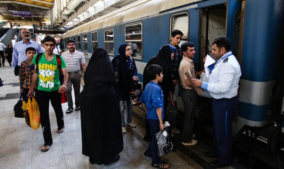 جابجایی ریلی بیش ۱۴۸ هزار مسافر اربعین توسط راه آهن جنوب