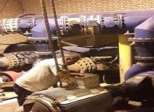 اجرای عملیات بروز‌رسانی و راه اندازی ایستگاه پمپاژ آبرسانی در بندر امام خمینی