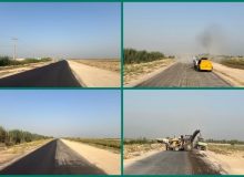 اجرای طرح بهسازی جاده سه‌راهی روستای دیلم در بخش شعیبیه شوشتر