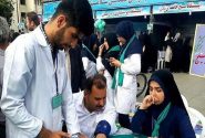 راه اندازی موکب درمانی مدیریت درمان تامین اجتماعی خوزستان در مرز چذابه