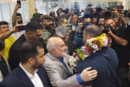 استقبال باشکوه از مدال آوران خوزستانی تیم ملی کشتی فرنگی کشورمان