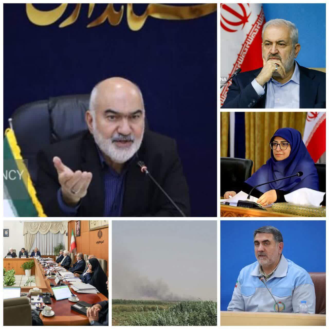 بررسی آلودگی هوا ناشی از حریق در بخش عراقی تالاب هورالعظیم در هیات دولت