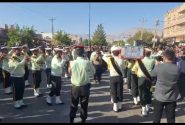 تشییع پیکر مطهر شهید سروان بندری دلی در ایذه
