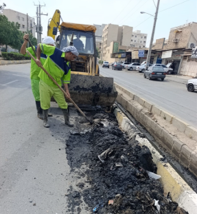 منطقه ۷ اهواز آماده بارشهای پاییزی