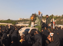 تشییع پیکر شهید فتح‌الله بناری در باغملک