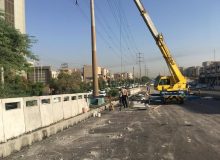 تقاطع غیرهمسطح میدان جمهوری اهواز در حال تکمیل