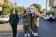 تشییع پیکر مطهر شهید محمدرضا پورمهدی در دزفول