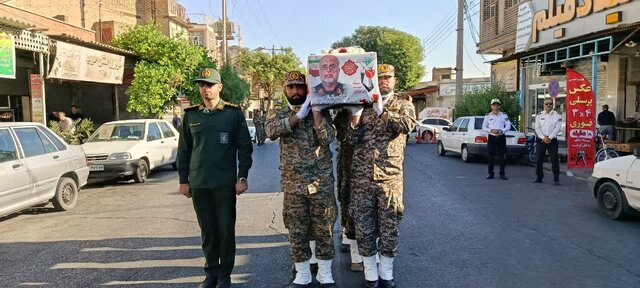تشییع پیکر مطهر شهید محمدرضا پورمهدی در دزفول